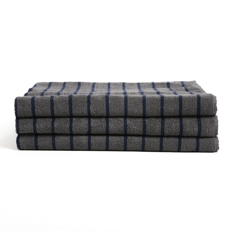 Stripe towel 70x140 Grey